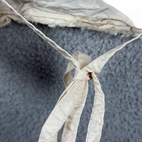 Krista Larson 100% Silk Cream Ivory Shirt Blouse OS Made in USA - Picture 9 of 16